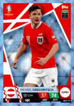 2024 Topps Match Attax UEFA Euro 2024 #AUT17 Parallel Michael Gregoritsch