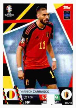 2024 Topps Match Attax UEFA Euro 2024 #BEL13 Yannick Carrasco