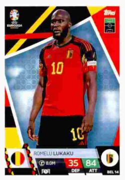 2024 Topps Match Attax UEFA Euro 2024 #BEL14 Romelu Lukaku