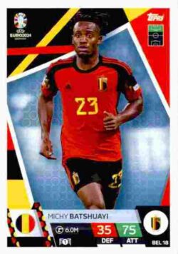 2024 Topps Match Attax UEFA Euro 2024 #BEL18 Michy Batshuayi