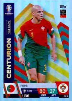 2024 Topps Match Attax UEFA Euro 2024 #CC09 Centurion Pepe