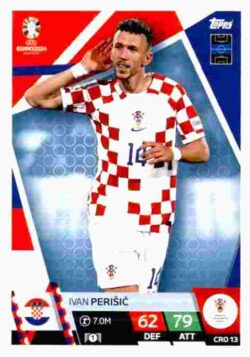 2024 Topps Match Attax UEFA Euro 2024 #CRO13 Ivan Perisic