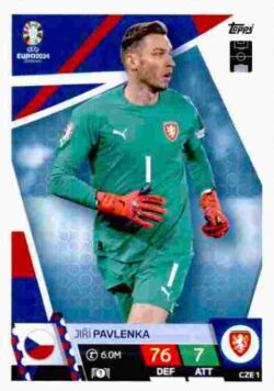 2024 Topps Match Attax UEFA Euro 2024 #CZE01 Jiri Pavlenka