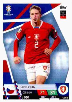 2024 Topps Match Attax UEFA Euro 2024 #CZE05 David Zima