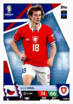 2024 Topps Match Attax UEFA Euro 2024 #CZE09 Alex Kral