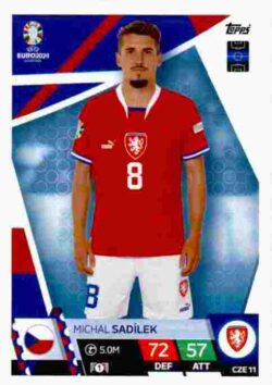 2024 Topps Match Attax UEFA Euro 2024 #CZE11 Michal Sadilek