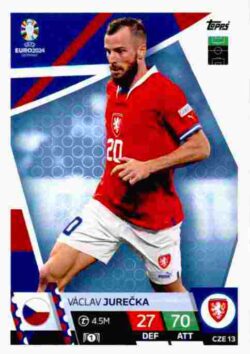 2024 Topps Match Attax UEFA Euro 2024 #CZE13 Vaclav Jurecka