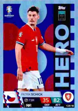 2024 Topps Match Attax UEFA Euro 2024 #CZE18 Patrik Schick