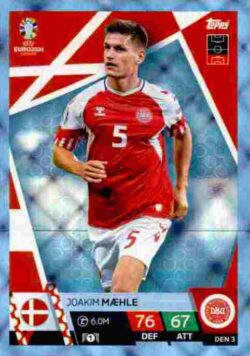 2024 Topps Match Attax UEFA Euro 2024 #DEN03 Parallel Joakim Mæhle