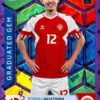 2024 Topps Match Attax UEFA Euro 2024 #DEN10 Parallel Jesper Lindstrøm