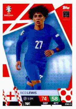 2024 Topps Match Attax UEFA Euro 2024 #ENG03 Rico Lewis