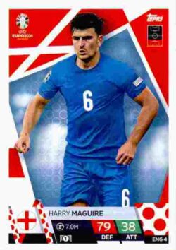 2024 Topps Match Attax UEFA Euro 2024 #ENG04 Harry Maguire