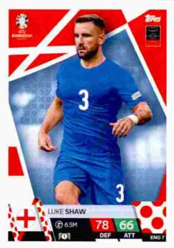 2024 Topps Match Attax UEFA Euro 2024 #ENG07 Luke Shaw