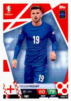 2024 Topps Match Attax UEFA Euro 2024 #ENG11 Mason Mount