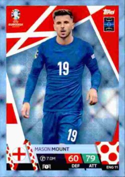 2024 Topps Match Attax UEFA Euro 2024 #ENG11 Parallel Mason Mount