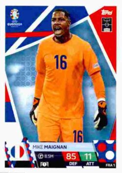 2024 Topps Match Attax UEFA Euro 2024 #FRA01 Mike Maignan