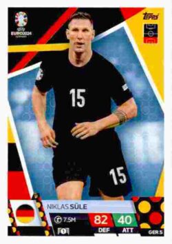 2024 Topps Match Attax UEFA Euro 2024 #GER05 Niklas Süle