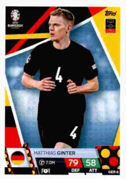 2024 Topps Match Attax UEFA Euro 2024 #GER06 Matthias Ginter