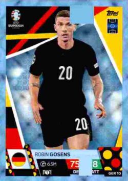 2024 Topps Match Attax UEFA Euro 2024 #GER10 Parallel Robin Gosens