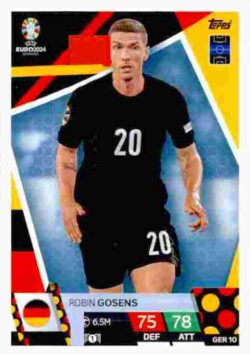 2024 Topps Match Attax UEFA Euro 2024 #GER10 Robin Gosens