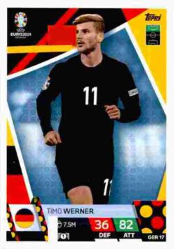 2024 Topps Match Attax UEFA Euro 2024 #GER17 Timo Werner