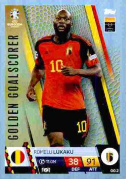 2024 Topps Match Attax UEFA Euro 2024 #GG02 Golden Goalscorer Romelu Lukaku