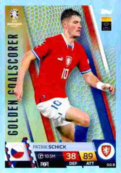 2024 Topps Match Attax UEFA Euro 2024 #GG08 Golden Goalscorer Patrik Schick