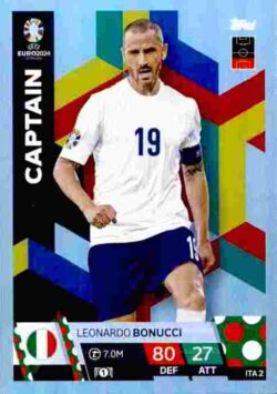 2024 Topps Match Attax UEFA Euro 2024 #ITA02 Leonardo Bonucci