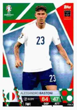 2024 Topps Match Attax UEFA Euro 2024 #ITA03 Alessandro Bastoni