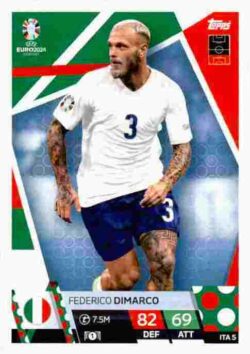 2024 Topps Match Attax UEFA Euro 2024 #ITA05 Federico Dimarco