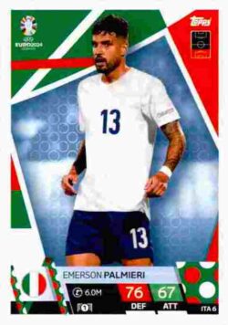 2024 Topps Match Attax UEFA Euro 2024 #ITA06 Emerson Palmieri