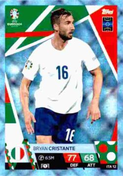 2024 Topps Match Attax UEFA Euro 2024 #ITA12 Parallel Bryan Cristante