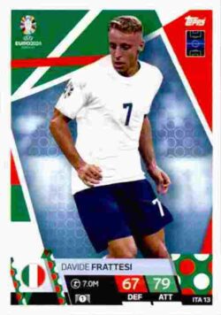 2024 Topps Match Attax UEFA Euro 2024 #ITA13 Davide Frattesi