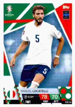 2024 Topps Match Attax UEFA Euro 2024 #ITA14 Manuel Locatelli