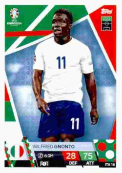 2024 Topps Match Attax UEFA Euro 2024 #ITA16 Wilfried Gnonto