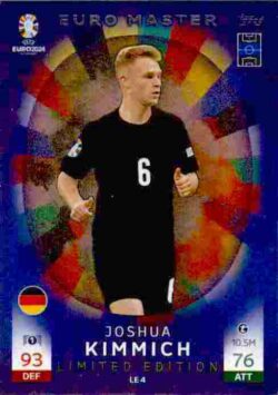 2024 Topps Match Attax UEFA Euro 2024 #LE04 Euro Master Limited Edition Joshua Kimmich