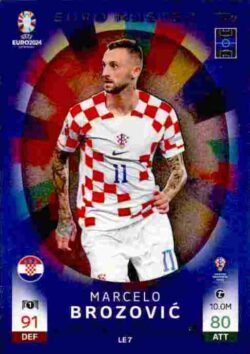 2024 Topps Match Attax UEFA Euro 2024 #LE07 Euro Master Limited Edition Marcelo Brozovic