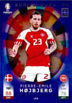 2024 Topps Match Attax UEFA Euro 2024 #LE08 Euro Master Limited Edition Pierre-Emile Højbjerg