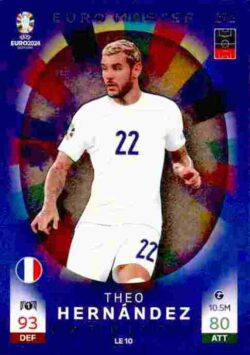 2024 Topps Match Attax UEFA Euro 2024 #LE10 Euro Master Limited Edition Theo Hernández