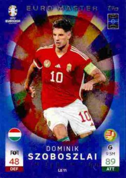 2024 Topps Match Attax UEFA Euro 2024 #LE11 Euro Master Limited Edition Dominik Szoboszlai