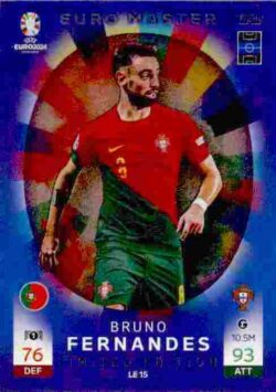 2024 Topps Match Attax UEFA Euro 2024 #LE15 Euro Master Limited Edition Bruno Fernandes