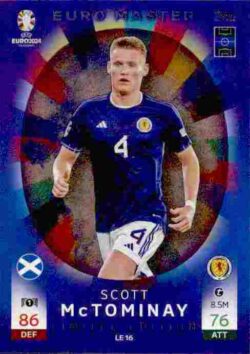 2024 Topps Match Attax UEFA Euro 2024 #LE16 Euro Master Limited Edition Scott McTominay