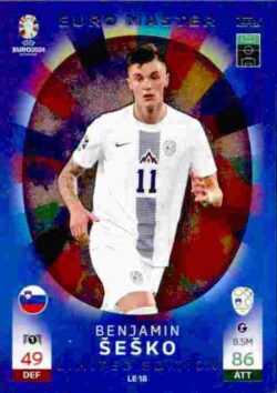 2024 Topps Match Attax UEFA Euro 2024 #LE18 Euro Master Limited Edition Benjamin Šeško