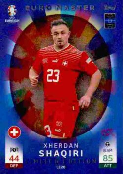 2024 Topps Match Attax UEFA Euro 2024 #LE20 Euro Master Limited Edition Xherdan Shaqiri