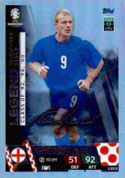 2024 Topps Match Attax UEFA Euro 2024 #LSS05 Legend Signature Style Alan Shearer