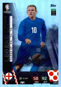 2024 Topps Match Attax UEFA Euro 2024 #LSS06 Legend Signature Style Wayne Rooney