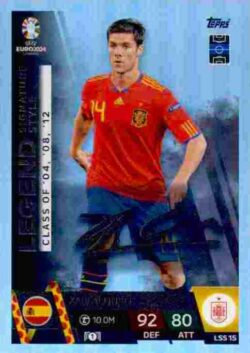 2024 Topps Match Attax UEFA Euro 2024 #LSS15 Legend Signature Style Xabi Alonso