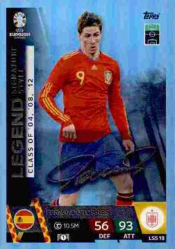 2024 Topps Match Attax UEFA Euro 2024 #LSS18 Legend Signature Style Fernando Torres