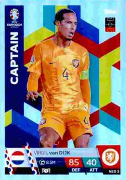 2024 Topps Match Attax UEFA Euro 2024 #NED03 Virgil van Dijk