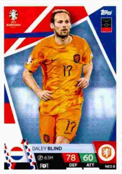 2024 Topps Match Attax UEFA Euro 2024 #NED08 Daley Blind